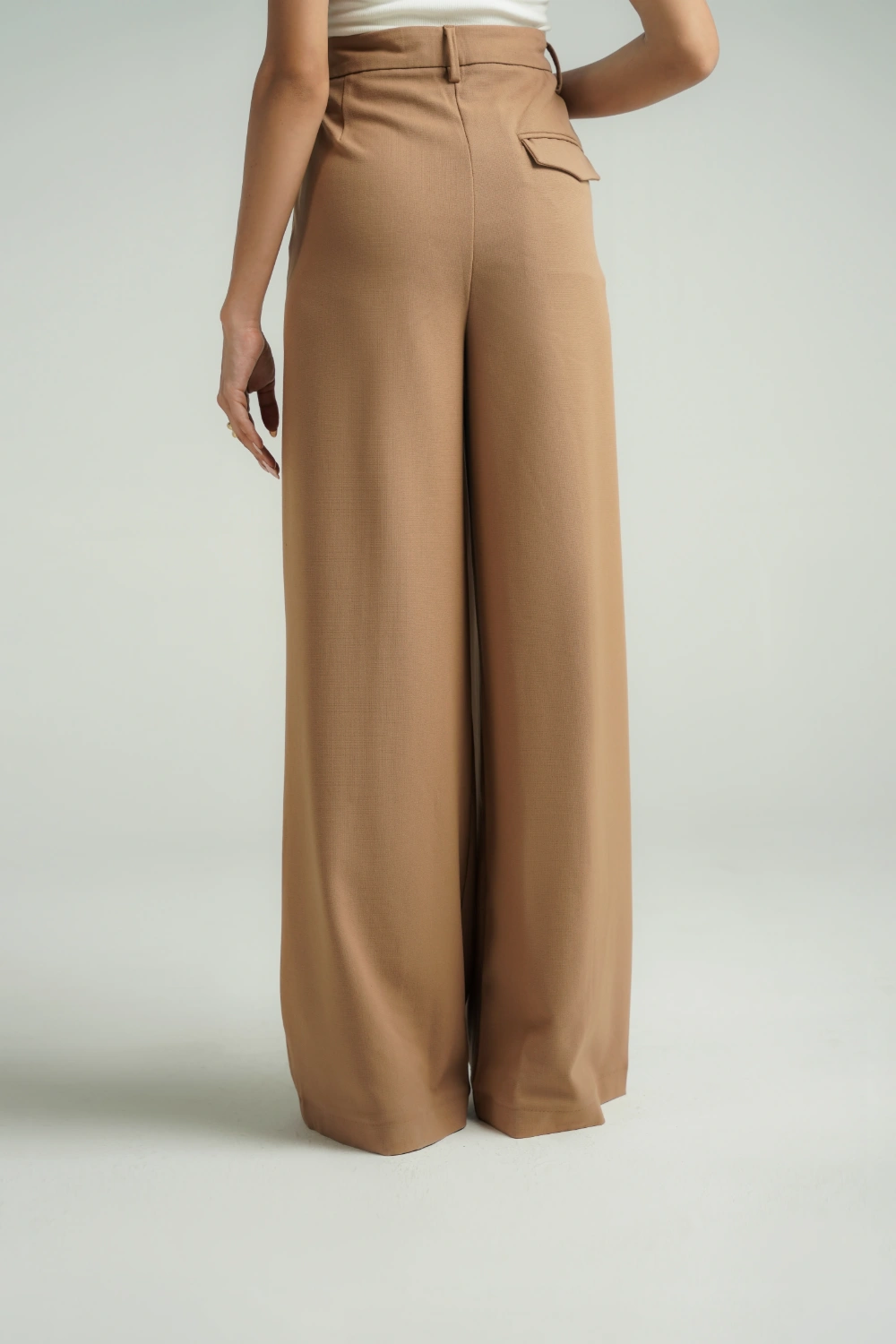 Studio Wide Leg Pants - Caramel-thumbmail-8