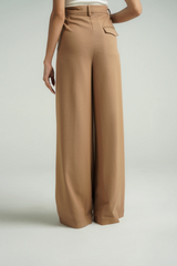 Studio Wide Leg Pants - Caramel