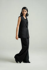 Womens Loose Fit Blazer Black
