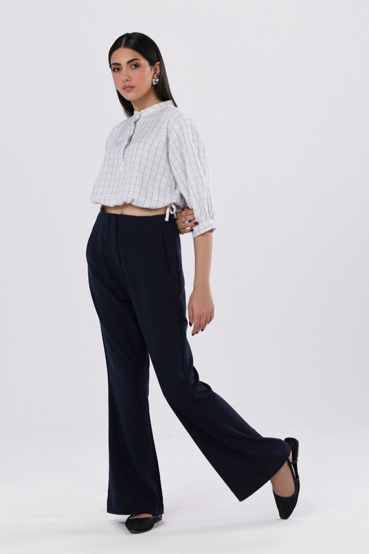 Beltless Bootcut Pants