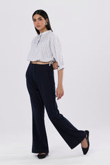 Beltless Bootcut Pants