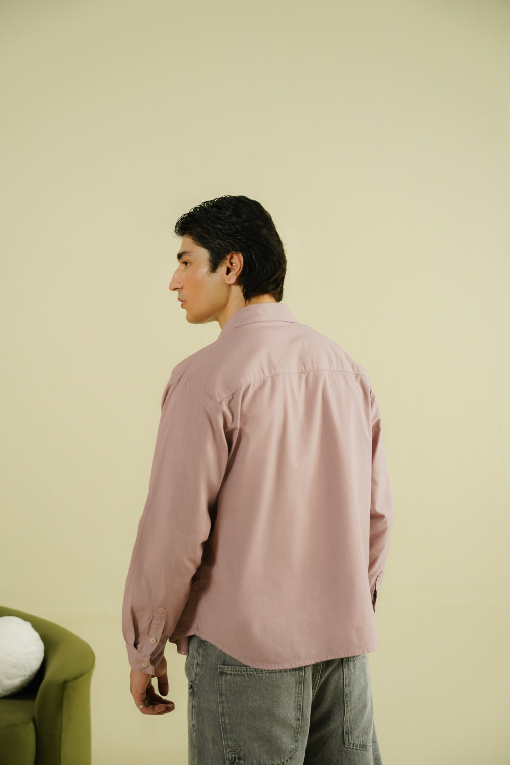 DUSTY MAUVE BUTTONDOWN SHIRT