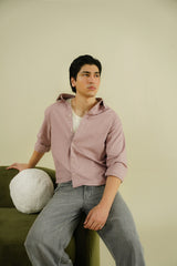 DUSTY MAUVE BUTTONDOWN SHIRT