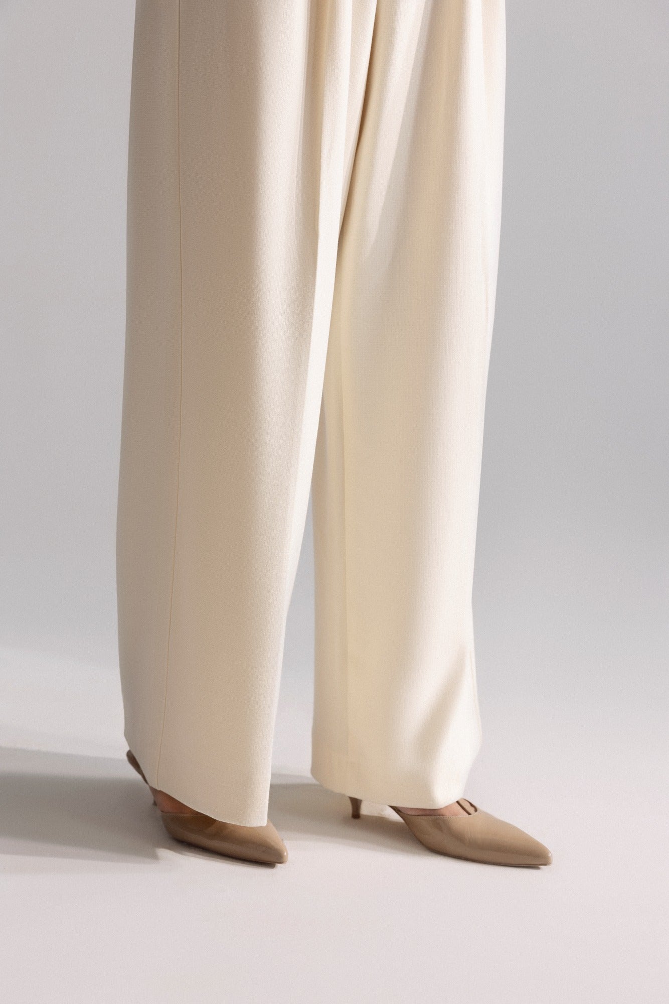 Double Pleated Wide Leg Pants