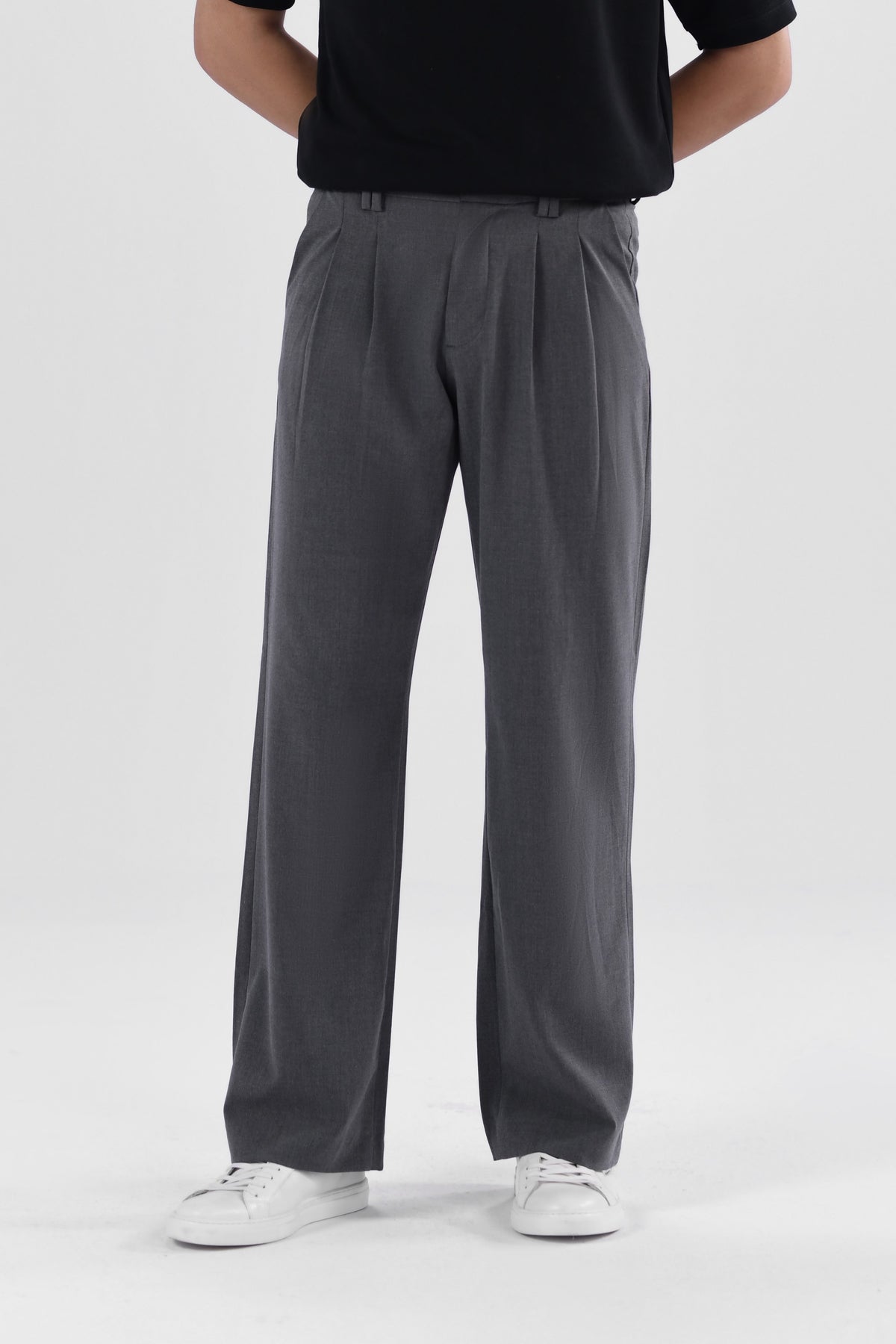Double Pleated Pants
