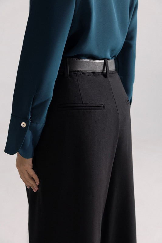 DoublePleatedWideLegPants