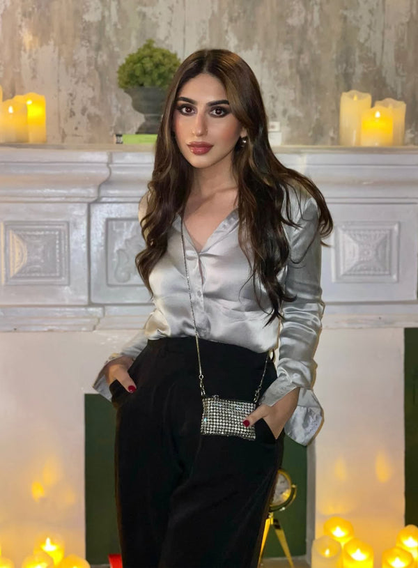 Double Pleated Wide Leg Pants extra image
