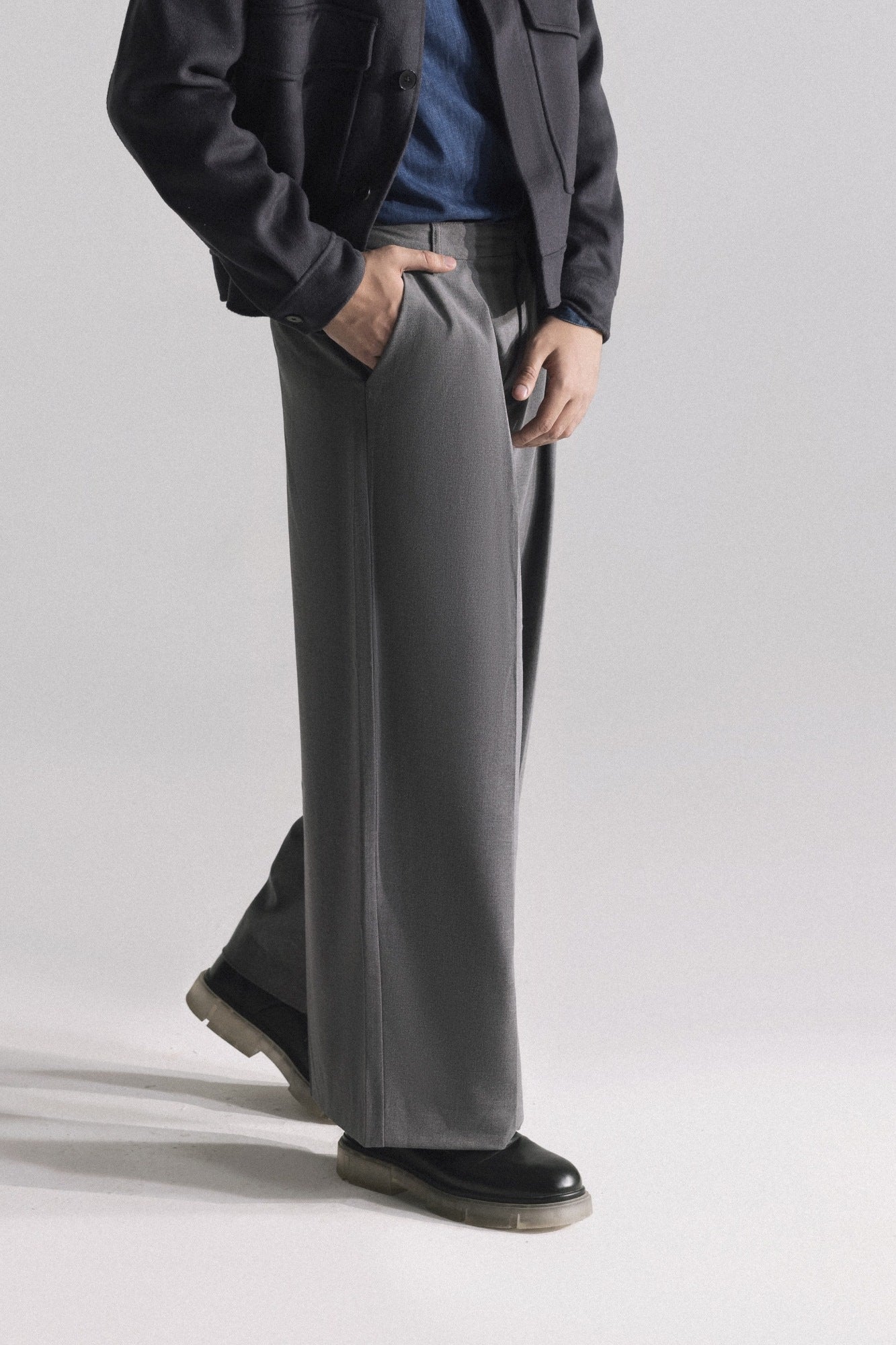 Experimental Wide Leg Pants