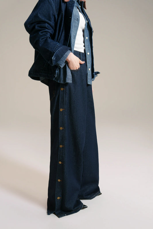 Experimental Wide Leg Jeans