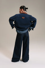 Experimental Wide Leg Jeans