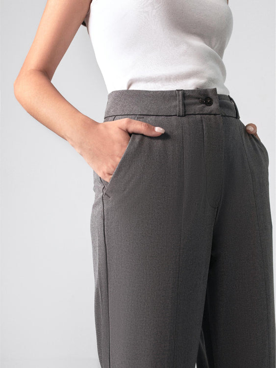 Front Slit Flared Pants - XL Size