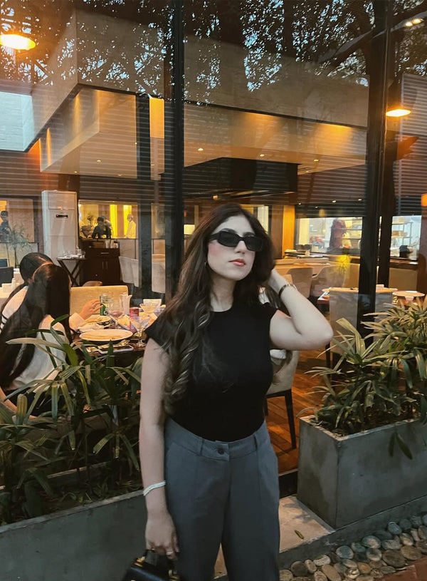 Front Slit Flared Pants extra image