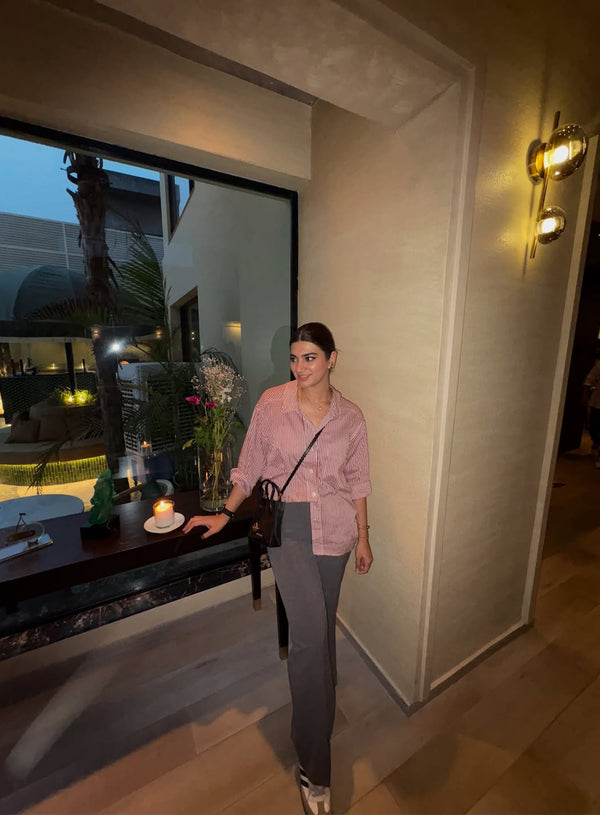 Front Slit Flared Pants extra image