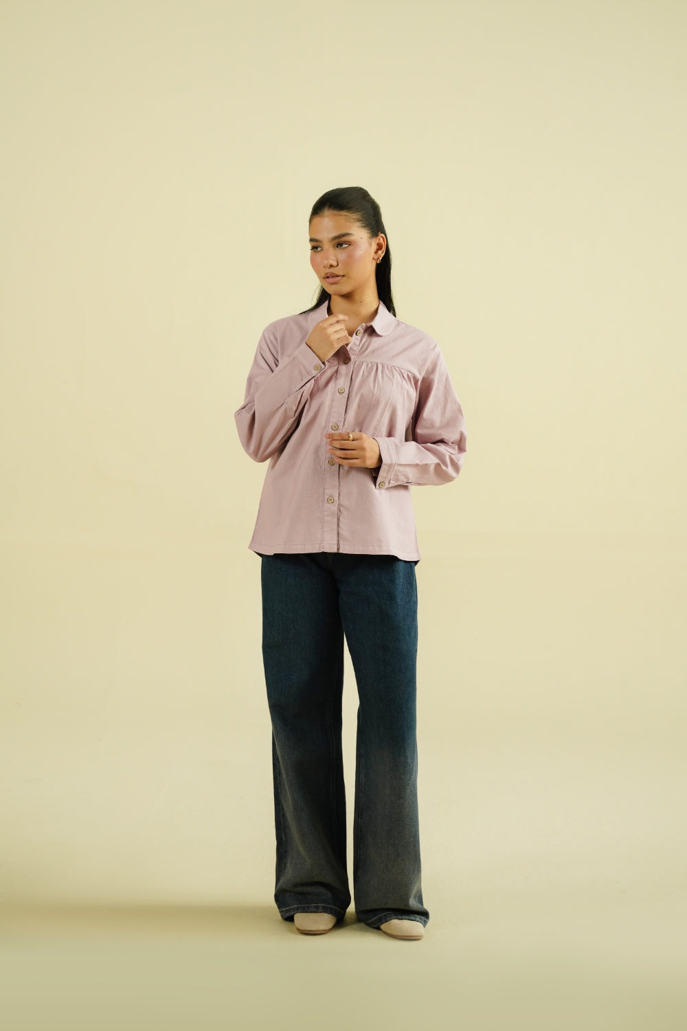 GATHERED TOP - MAUVE-thumbmail-4