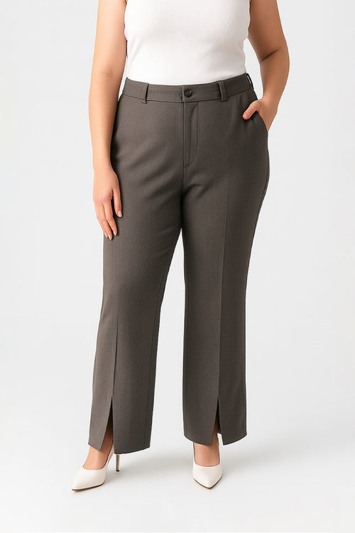 Front Slit Flared Pants - XL Size