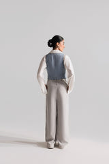 HoundstoothPleatedPants