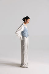 HoundstoothPleatedPants