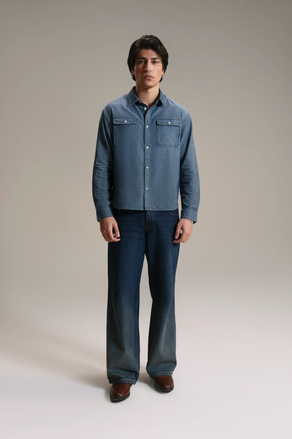 Light Weight Denim Shirt-thumbmail-5