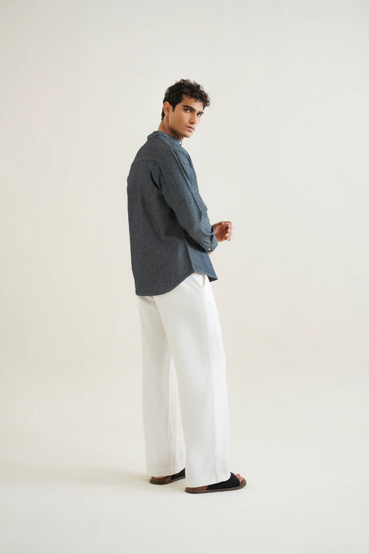 Linen Pintuck Pants