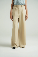 Studio Wide Leg Pants - Latte
