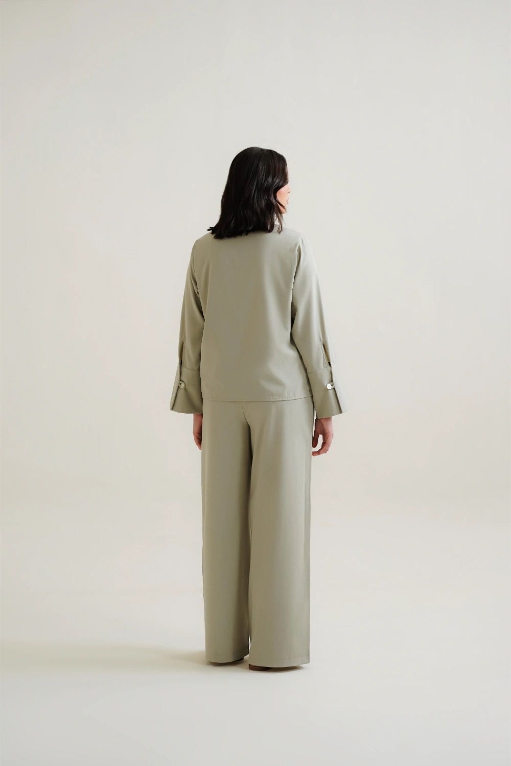 Pintuck Wide Leg Pant-thumbmail-5