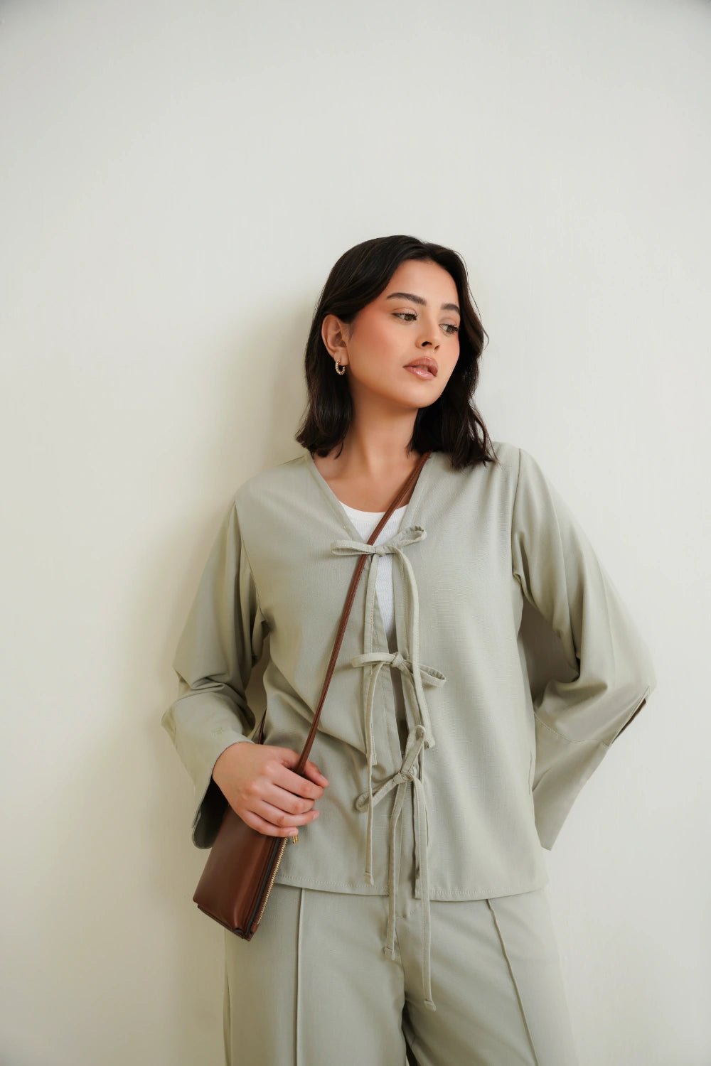 Front Tie Blouse