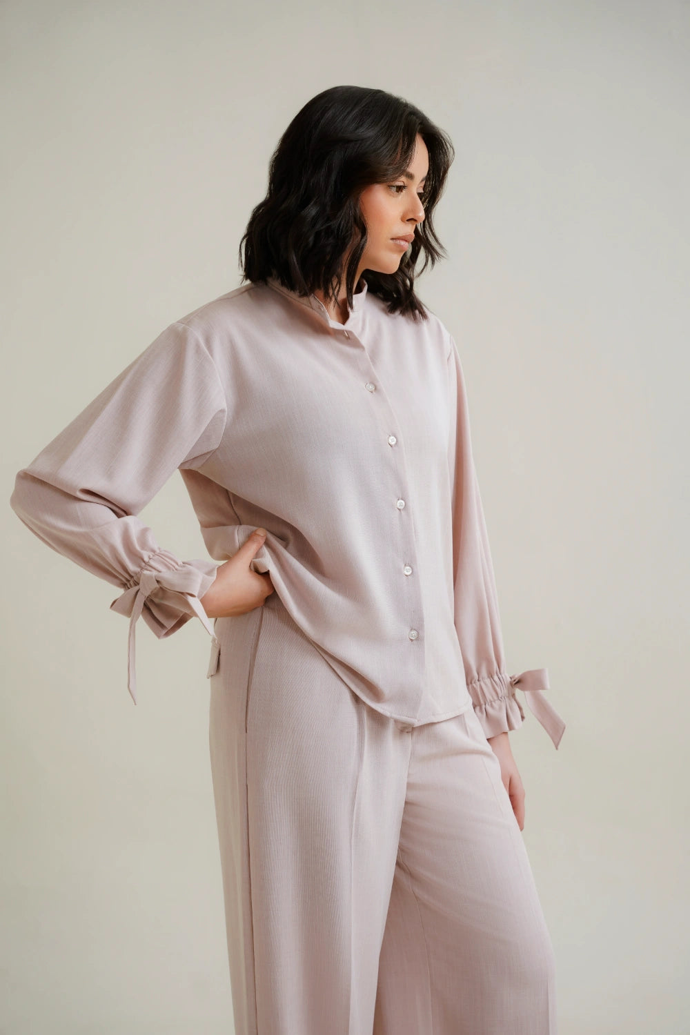 Mandarin Collar Shirt-thumbmail-3
