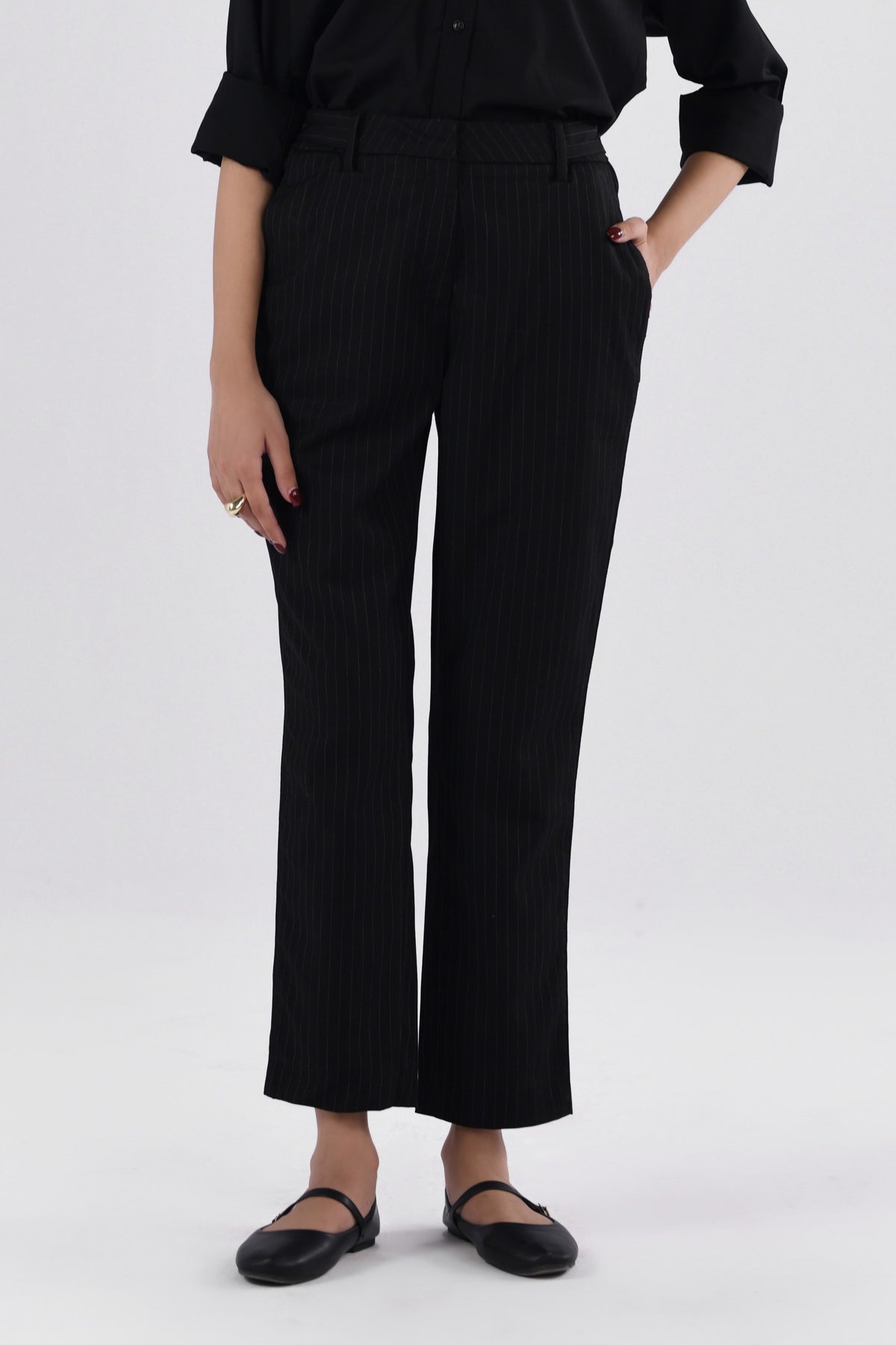 Pinstripes Ankle Grazer