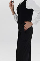 PinstripesPleatedWideLegPants