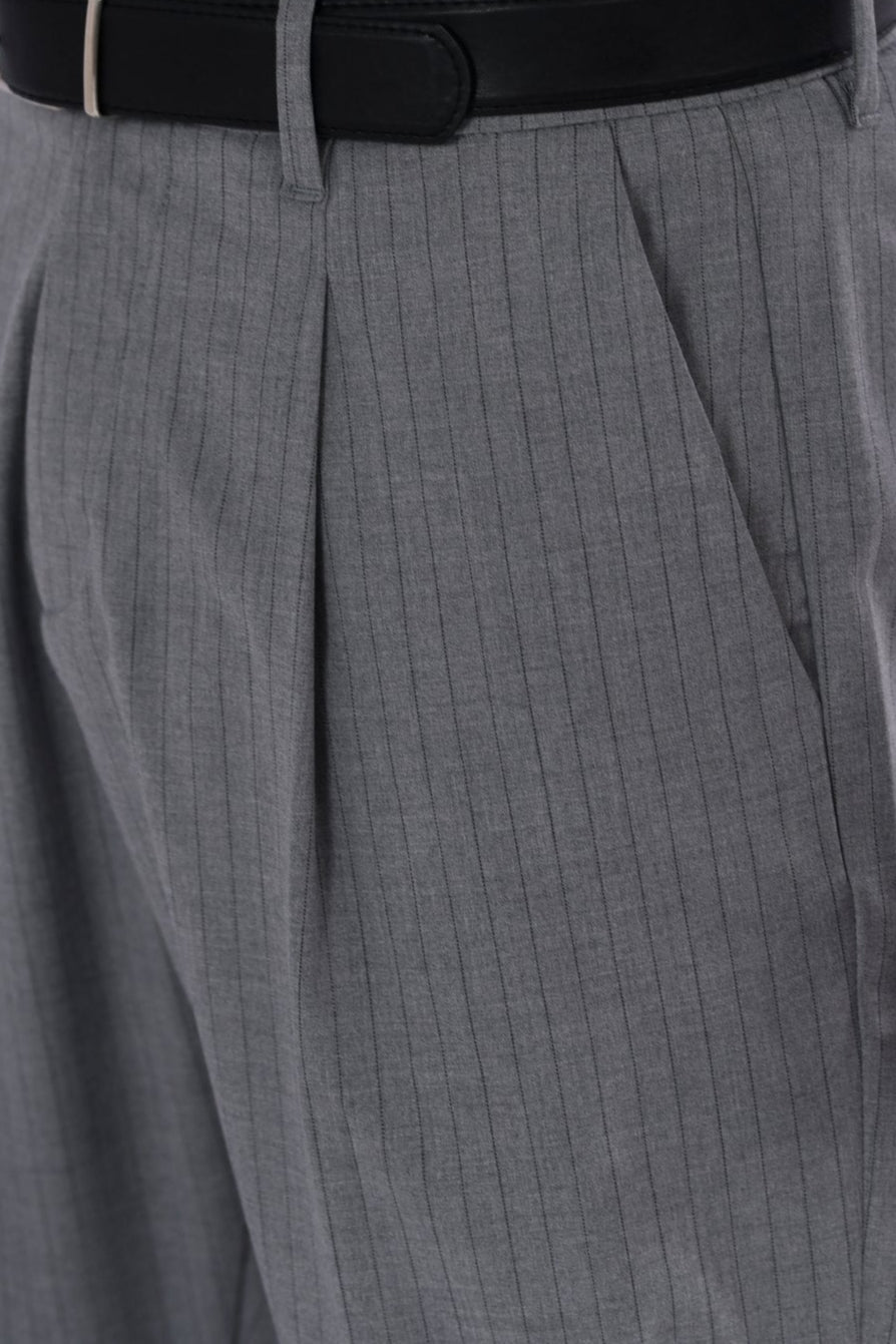 Pinstripes Straight Fit Pants-thumbmail-3