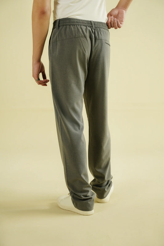RELAXED FIT SEMI FORMAL PANTS