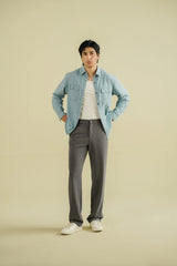 RELAXED FIT SEMI FORMAL PANTS