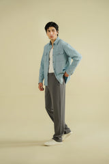 RELAXED FIT SEMI FORMAL PANTS