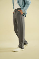 RELAXED FIT SEMI FORMAL PANTS