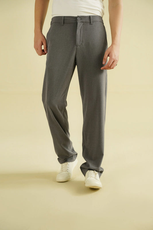 RELAXED FIT SEMI FORMAL PANTS