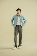 RELAXED FIT SEMI FORMAL PANTS