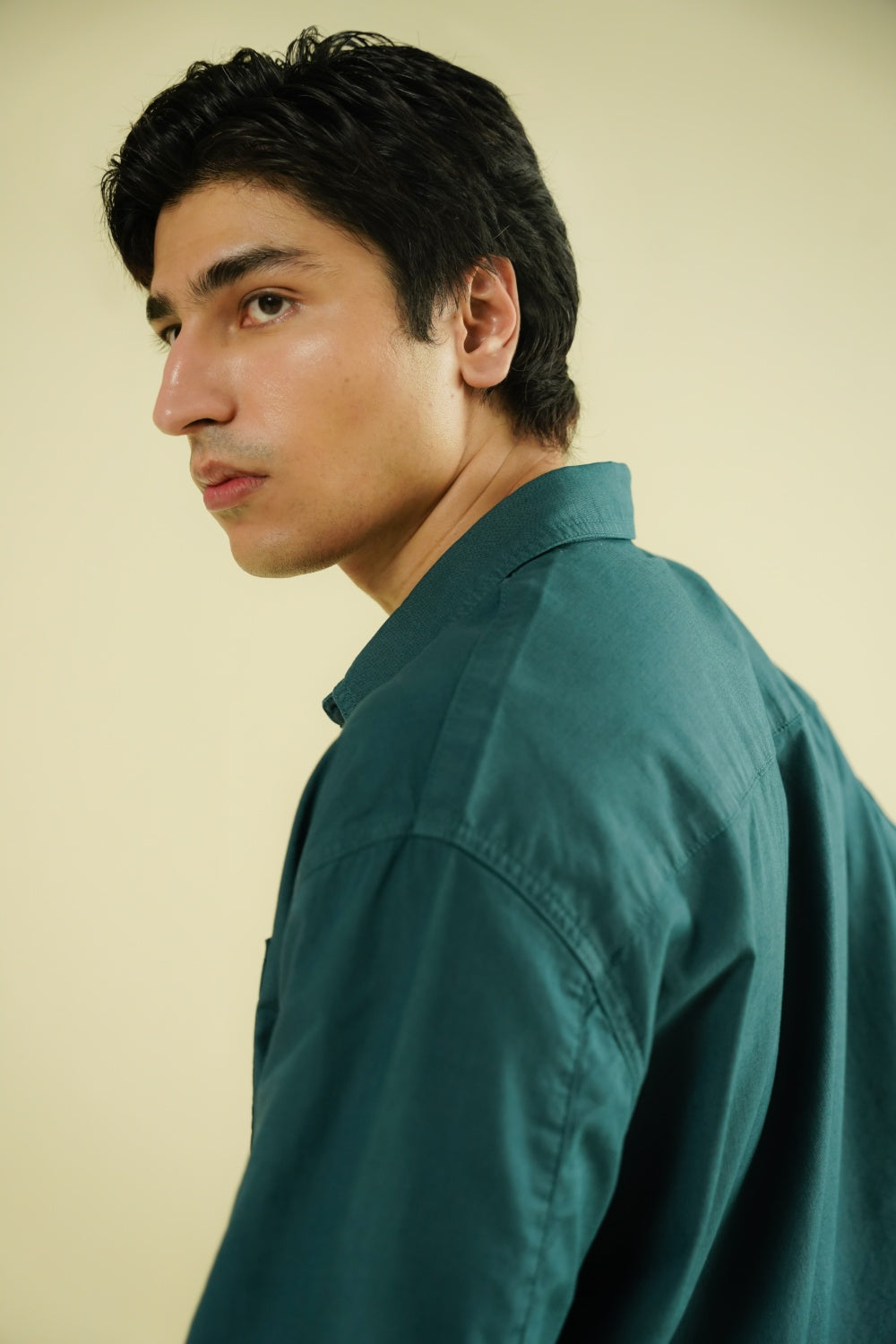 RELAXED HALF SLEEVED BUTTONDOWN-thumbmail-5