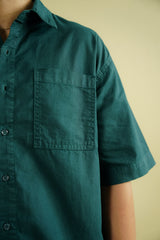 RELAXED HALF SLEEVED BUTTONDOWN