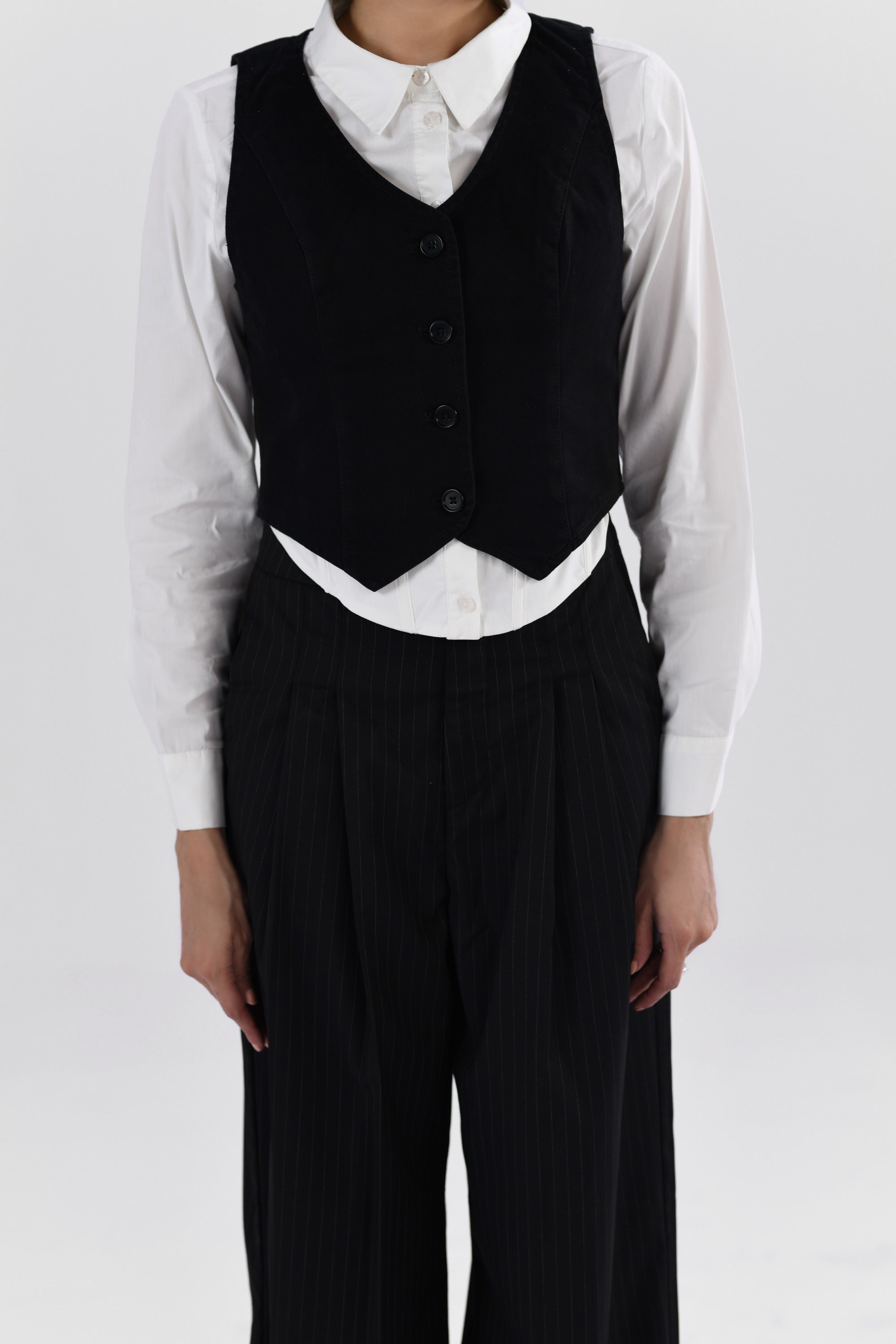 Black Raiment Satin Weave Waistcoat - Black – Raiment61