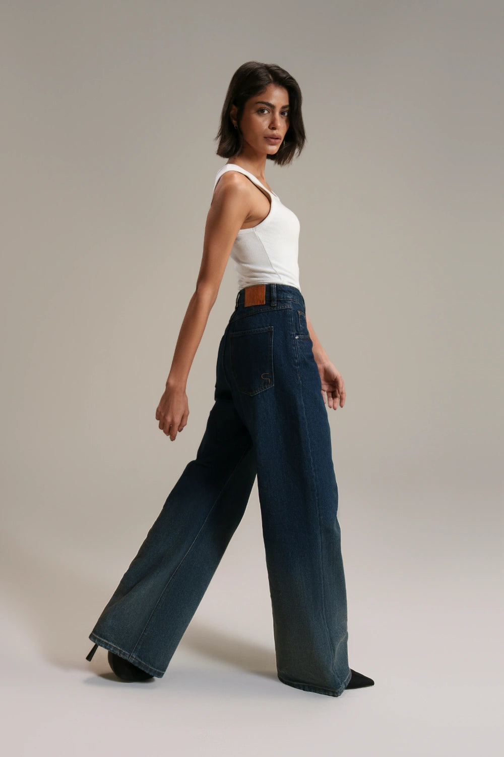 Straight Fit Jeans -Navy-thumbmail-3