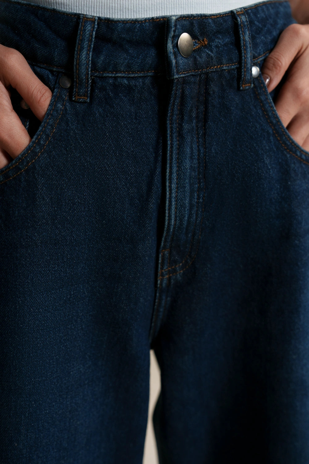 Straight Fit Jeans -Navy-thumbmail-5