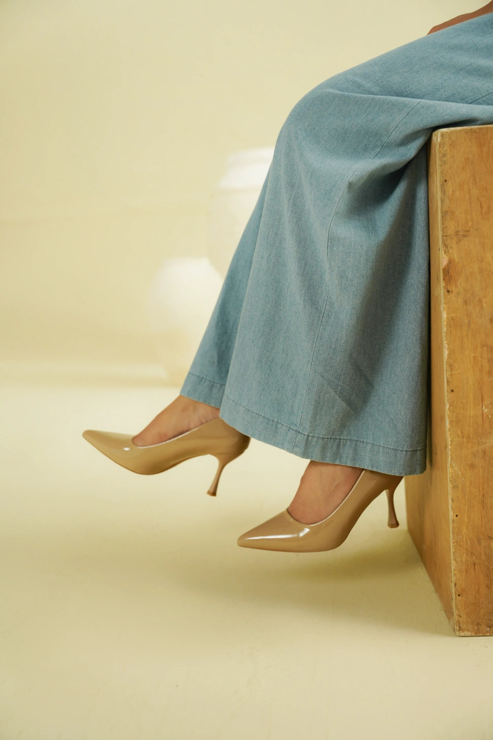 WIDE LEG CHAMBRAY PANT-thumbmail-8
