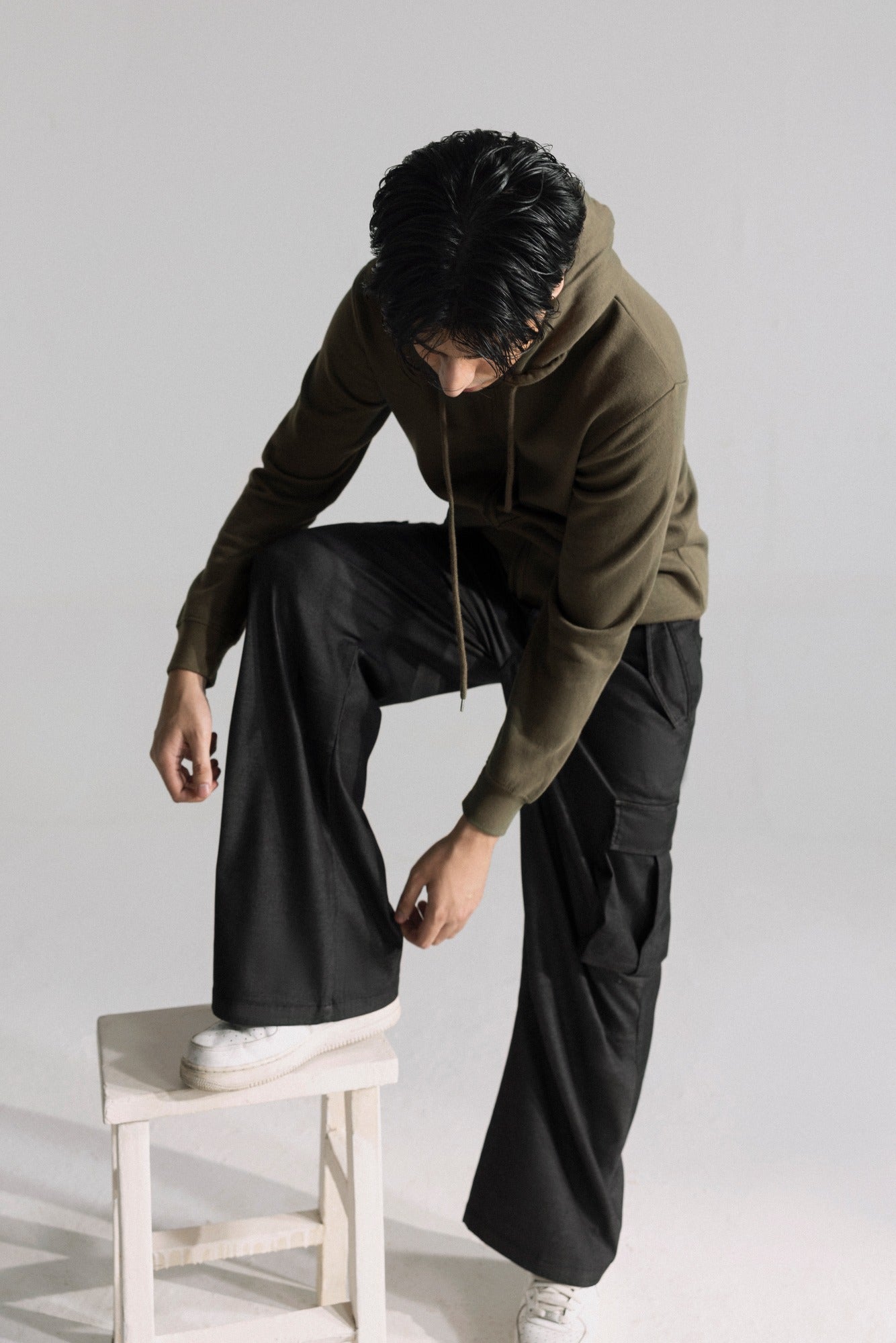 Wide Leg Cargo Pocket Pants