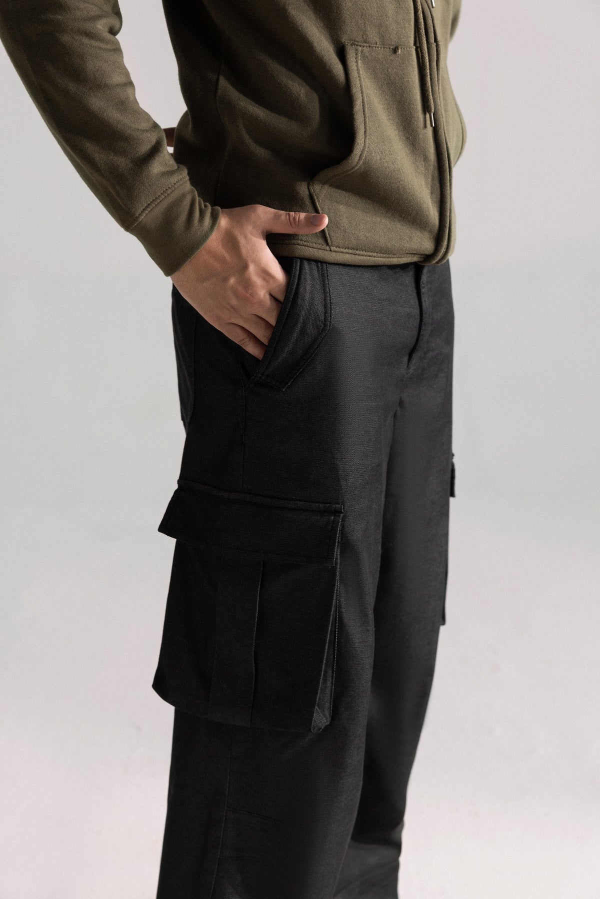 Wide Leg Cargo Pocket Pants