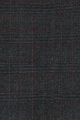 Windowpane Turnover Waist Pants