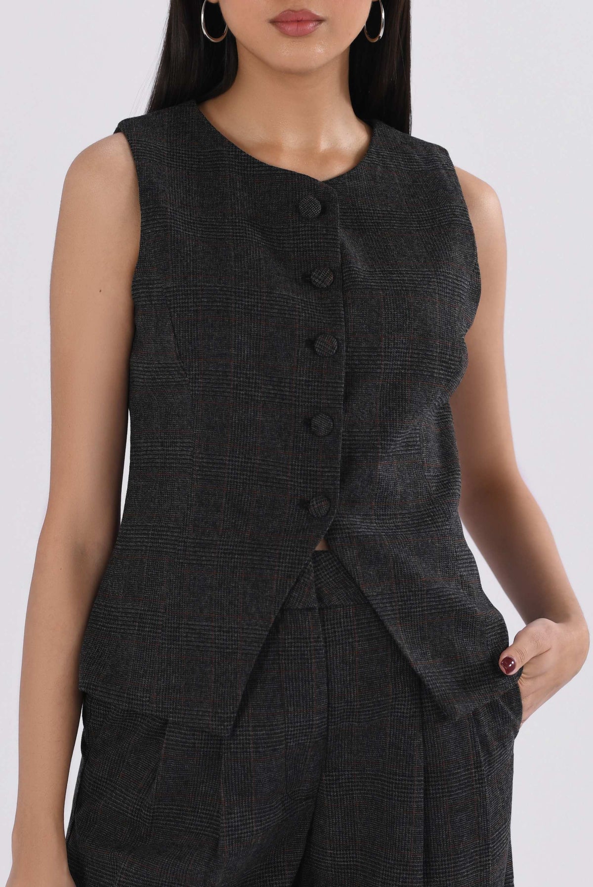 Windowpane Waistcoat