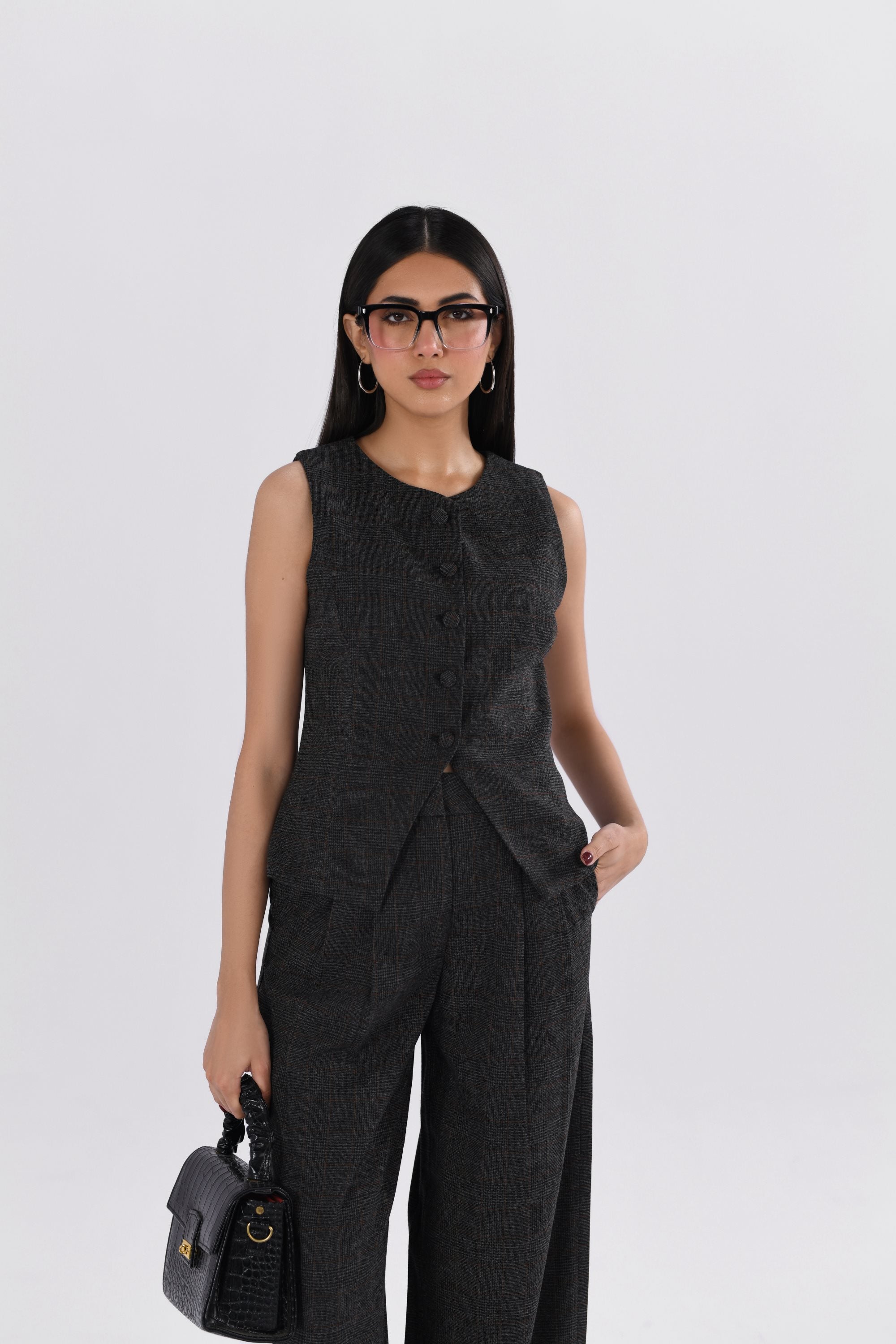 Windowpane Waistcoat