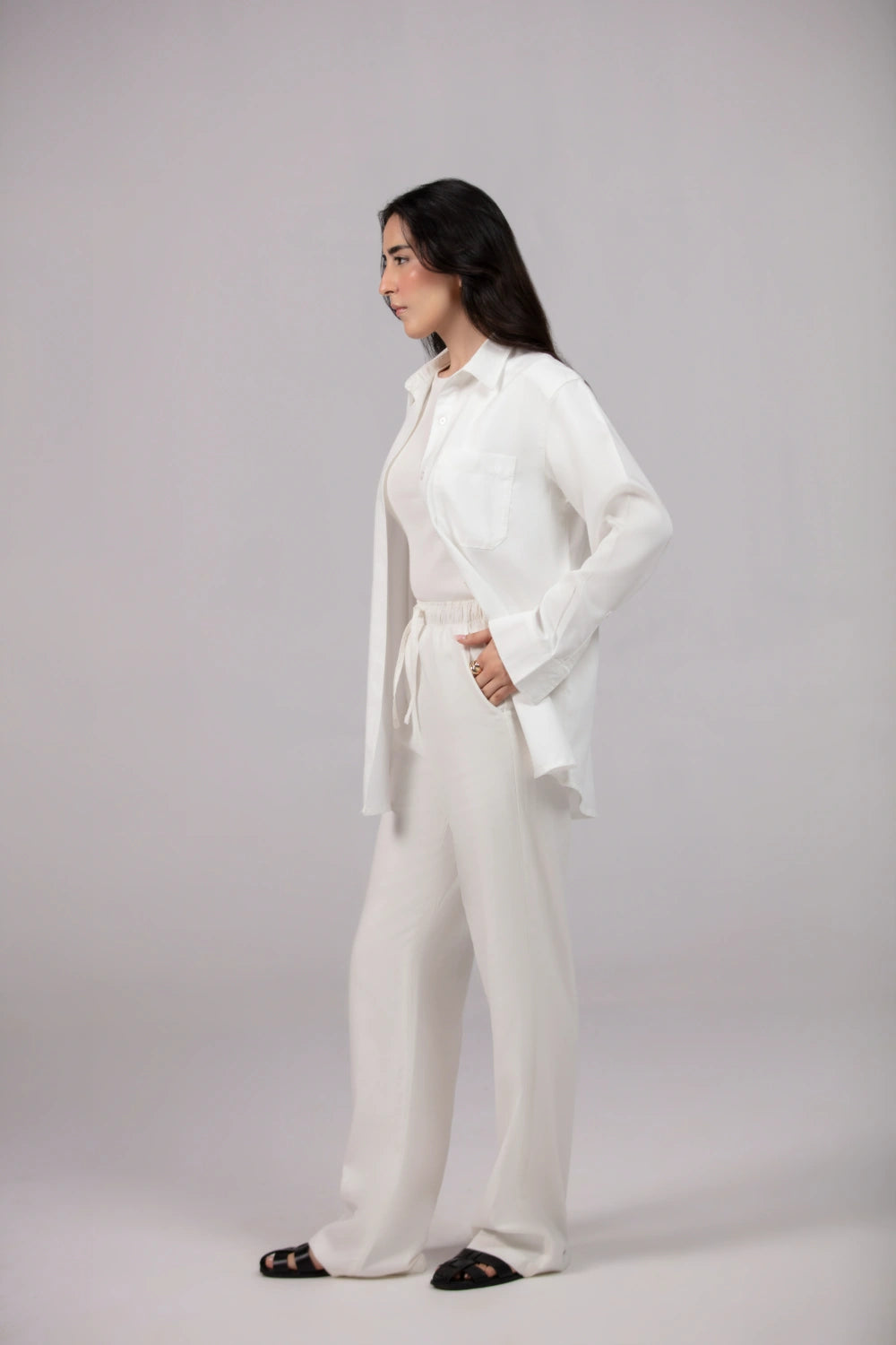 White Linen Co-Ord Set-thumbmail-2