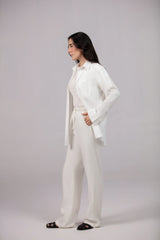 White Linen Co-Ord Set