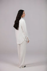 White Linen Co-Ord Set